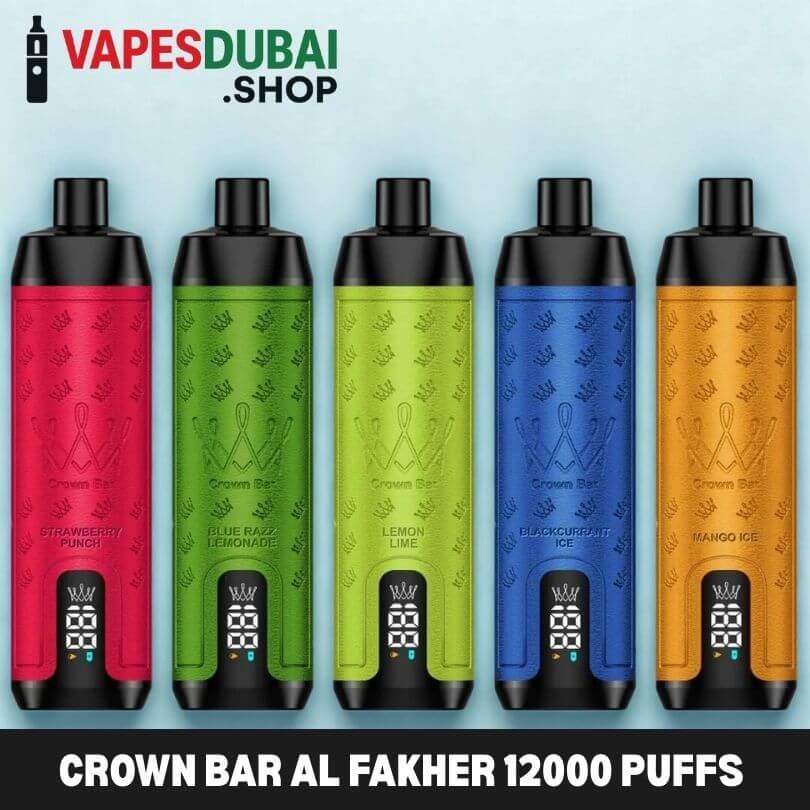 CROWN BAR AL FAKHER 12000 PUFFS 0.5MG CROWN BAR AL FAKHER 12000 PUFFS 0.5MG