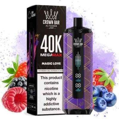 Crown Bar MEGAMAX 40K V2.0 Al Fakher’s New Flagship Disposable Vape in Dubai
