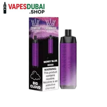 Crown-bar-Al-Fakher-8000-puffs-0.5MG-Berry-Blue