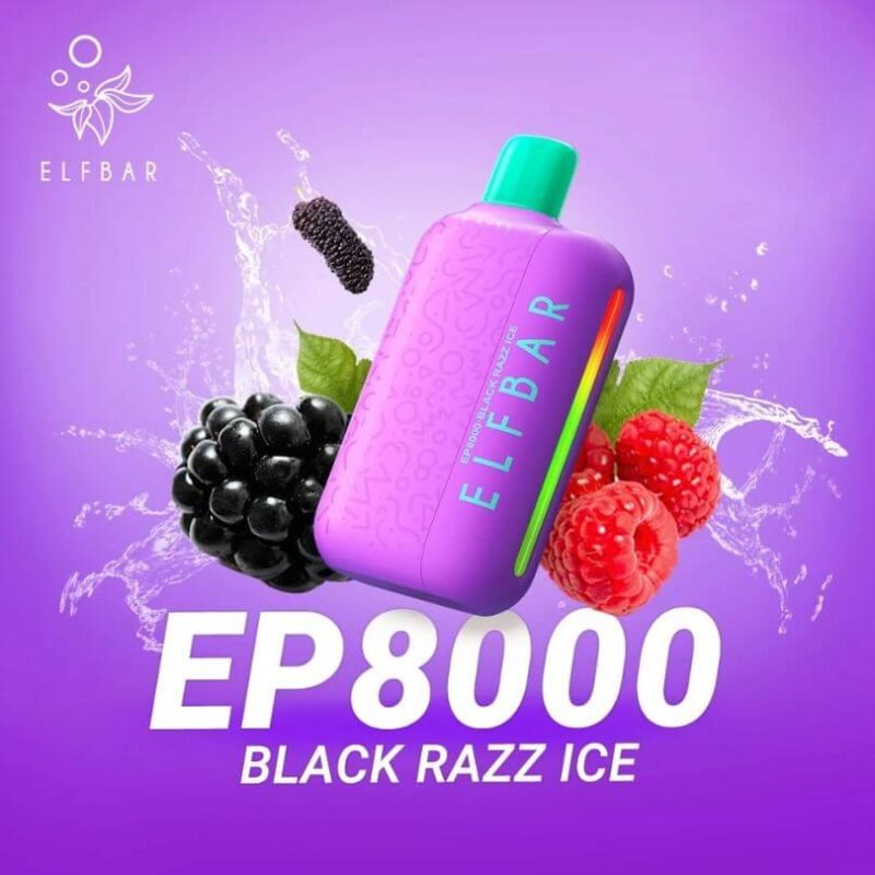 ELF-BAR-EP8000-Puffs-20MG-50MG-Nicotine-Disposable-Vape-Black-Raspberry