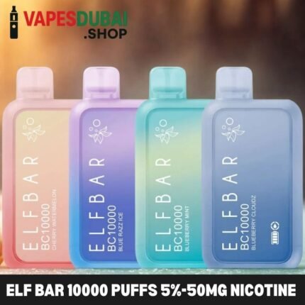 Elf Bar 10000 Puffs 5%-50mg Nicotine Disposable vape in Dubai