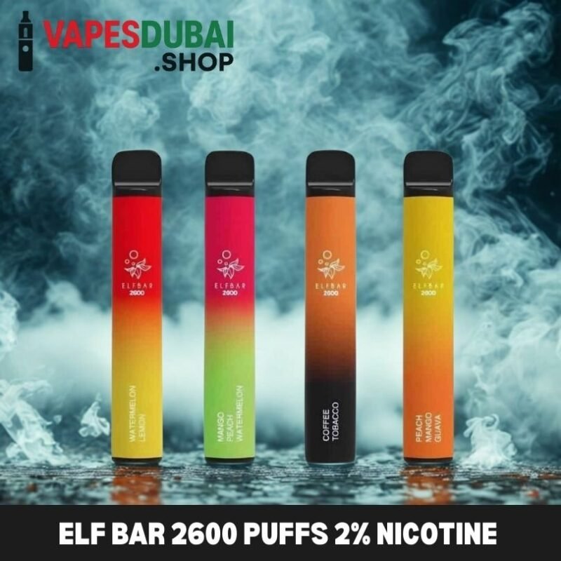 Elf Bar 2600 Puffs 2% nicotine Disposable Vape