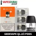 GEEKVAPE Q Pods 2ml Replacement Pods In Dubai 1.2Ω