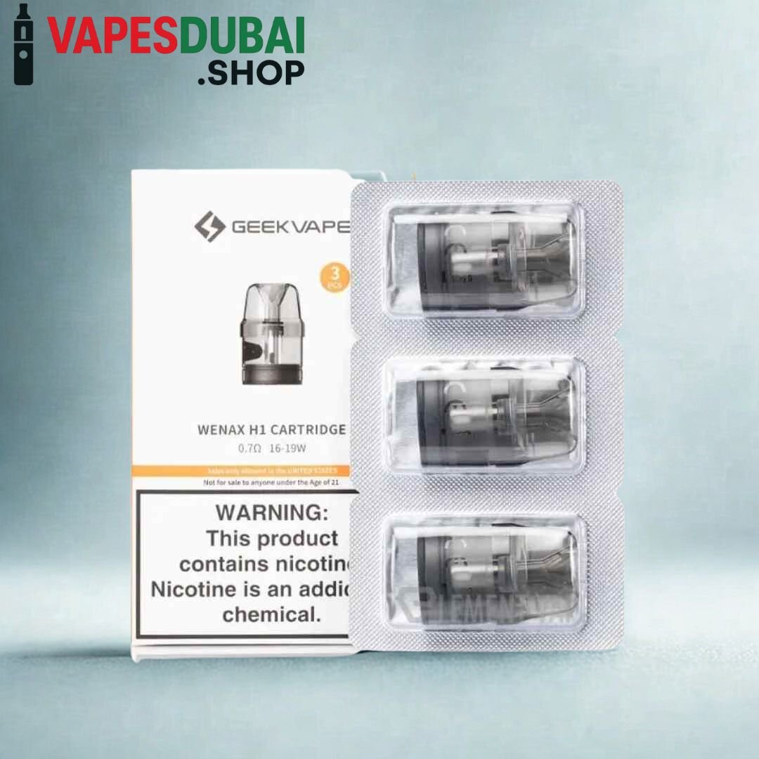 GEEKVAPE Wenax H1 Pod Cartridge In Dubai 0.7Ω GEEKVAPE Wenax H1 Pod Cartridge In Dubai 0.7Ω