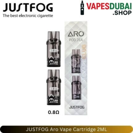 Justfog ARO Pod Cartridge 2ml In UAE 0.8Ω Mesh Pods