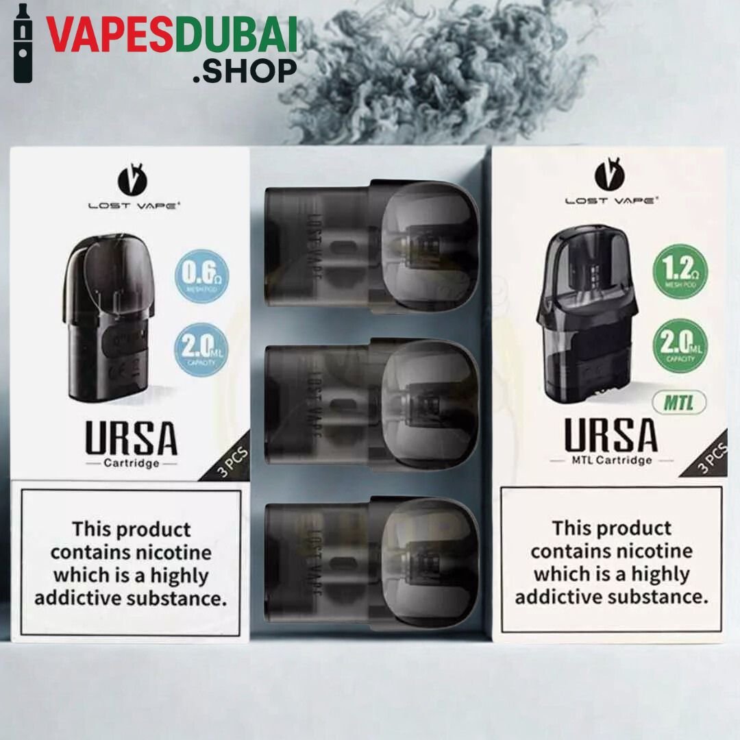 LOST VAPE Ursa Pods 2.5ML Pod Cartridge in Dubai LOST VAPE Ursa Pods 2.5ML Pod Cartridge in Dubai