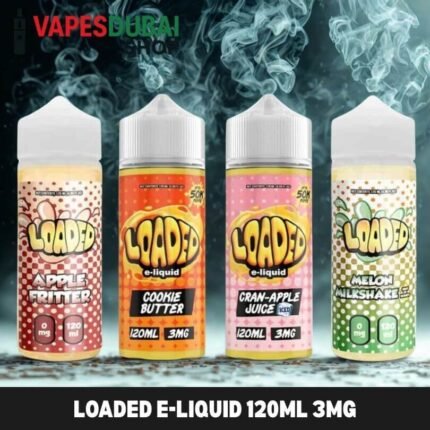 Loaded E-liquid 120ml 3mg Nicotine Flavors In Dubai