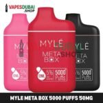 Best Myle Meta Box 5000 Puffs 5% (50mg) Nicotine