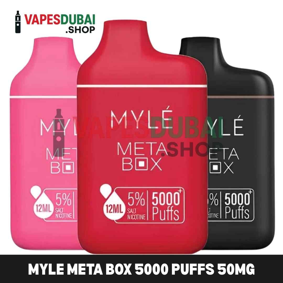 Myle Meta Box 5000 Puffs 5% (50mg) Nicotine Best Myle Meta Box 5000 Puffs 5% (50mg) Nicotine