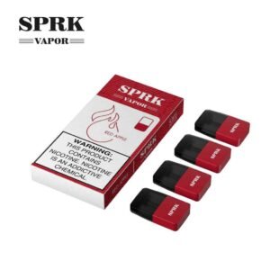 Myle V4 Compatible Pod SPRK VAPOR use for Myle V4 Device - Red Apple