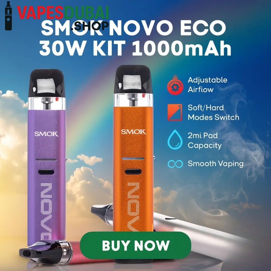 SMOK Novo Eco 30W Kit 1000mAh In Dubai SMOK Novo Eco 30W Kit 1000mAh In Dubai