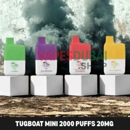 TUGBOAT Mini 2000 Puffs 20MG None Rechargeable Vape in Dubai