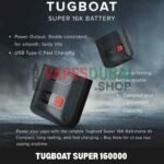 Tugboat Super 16000 puffs battery pack 550mAh In Dubai