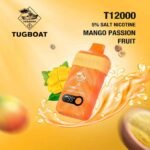 Tugboat T12000 Puffs 50MG Rechargeable Disposable Vape in Dubai Mango Passion Fruit