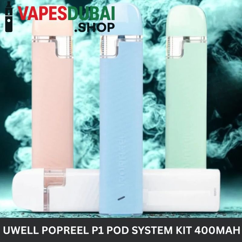 Uwell Popreel P1 Pod System Kit 400mAh 13W In UAE Uwell Popreel P1 Pod System Kit 400mAh 13W In UAE