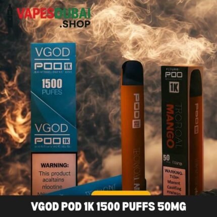 VGod Pod 1k 1500 Puffs 50MG Nicotine Disposable Vape