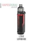 VOOPOO ARGUS PRO 80W POD SYSTEM in Dubai - litchi leather red