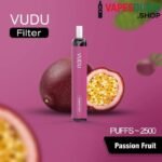 VUDU Filter 2500 Puffs 5% Disposable Vape Passion Fruit