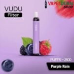 VUDU Filter 2500 Puffs 5% Disposable Vape Purple Rain