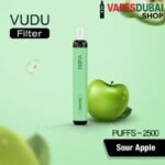 VUDU Filter 2500 Puffs 5% Disposable Vape Sour Apple