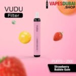 VUDU Filter 2500 Puffs 5% Disposable Vape Strawberry Bubble Gum
