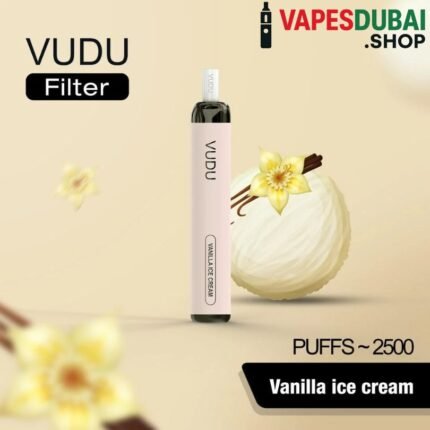 VUDU Filter 2500 Puffs 5% Disposable Vape Vanilla Ice Cream