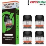 Vaporesso XROS Series Pod Cartridge 4pcs Pack in Dubai 0.6Ω Mesh Pod (2ml)