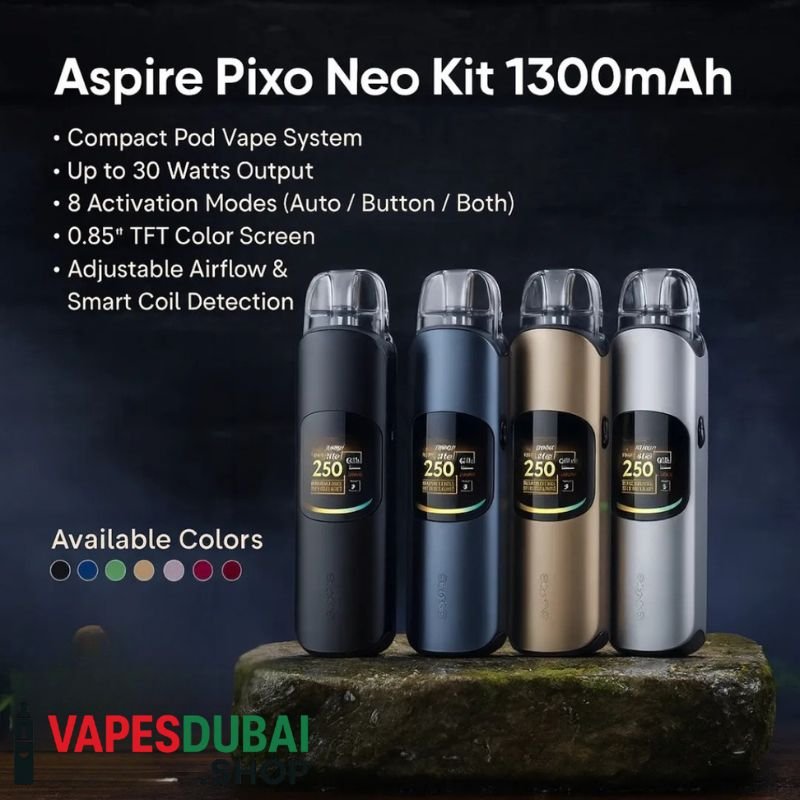 Aspire Pixo Neo Kit 1300mAh In Dubai Aspire Pixo Neo Kit 1300mAh In Dubai