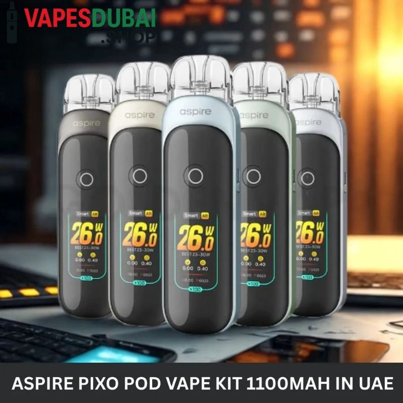 Aspire Pixo Pod Vape Kit 1100mAh In UAE Aspire Pixo Pod Vape Kit 1100mAh In UAE