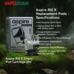 Aspire Riil X Empty Pod Cartridge 2ml In Dubai