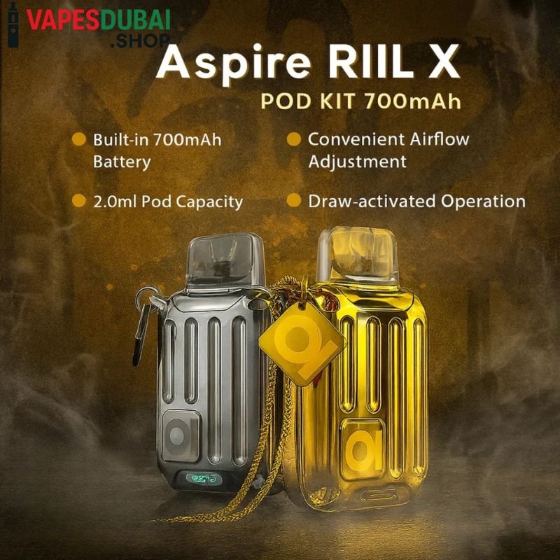 Aspire Riil X Pod Kit 700mAh In Dubai Aspire Riil X Pod Kit 700mAh In Dubai