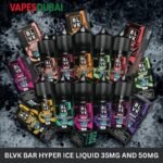 Blvk Bar Hyper Ice Liquid 35mg and 50mg Nicotine In Dubai