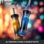 Crown Bar Al Fakher E Hose X 60000 Puffs 0.6mg Nicotine in Dubai