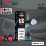 Crown Bar Al Fakher E Hose X 60000 Puffs 0.6mg Nicotine in Dubai Berry ice