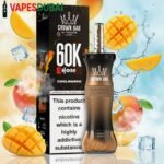 Crown Bar Al Fakher E Hose X 60000 Puffs 0.6mg Nicotine in Dubai Cool mango
