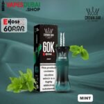 Crown Bar Al Fakher E Hose X 60000 Puffs 0.6mg Nicotine in Dubai Mint
