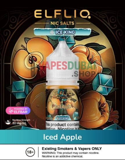 ELF LIQ ice king 30mg nicotine E-liquid in Dubai Apple