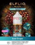 ELF LIQ ice king 30mg nicotine E-liquid in Dubai Grape