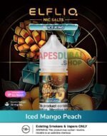 ELF LIQ ice king 30mg nicotine E-liquid in Dubai Mango Peach