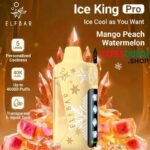 Elf bar ice king pro up to 40000 puffs 50mg nicotine in Dubai MANGO PEACH WATERMELON