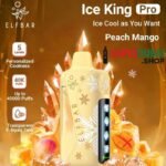 Elf bar ice king pro up to 40000 puffs 50mg nicotine in Dubai PEACH MANGO