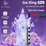 Elf bar ice king pro up to 40000 puffs 50mg nicotine in Dubai TARO ICE CREAM