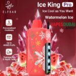 Elf bar ice king pro up to 40000 puffs 50mg nicotine in Dubai WATERMELON ICE