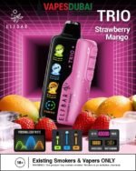 Elfbar trio up to 40000 puffs 50mg nicotine in Dubai Strawberry Mango