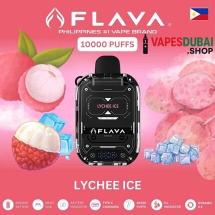 Flava Nimmbox 10000 Puffs 30mg Nicotine In Dubai Lychee Ice