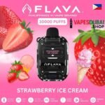 Flava Nimmbox 10000 Puffs 30mg Nicotine In Dubai Strawberry Ice Cream