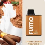 Fummo King 6000 Puffs 2_ nicotine Rechargeable Disposable Vape Cigar Cream Tobacco