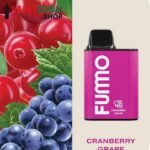 Fummo King 6000 Puffs 2_ nicotine Rechargeable Disposable Vape Cranberry Grape