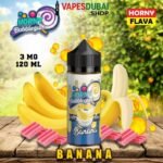 HORNY FLAVA 120ml E-Liquid 3mg Vape Juice in Dubai Banana