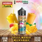 HORNY FLAVA 120ml E-Liquid 3mg Vape Juice in Dubai Split Mango – Milkshake Series